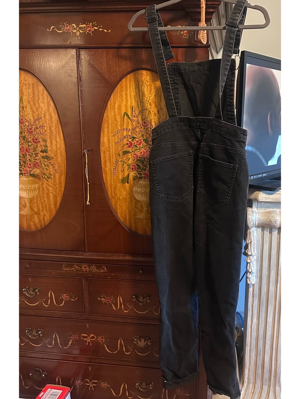 Madewell Black Relaxed Women’s Denim Overalls